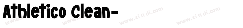 Athletico Clean字体转换 Athletico Clean字体转换